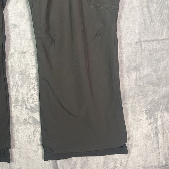 Eddie Bauer Charcoal Fleece Lined Cargo Pants Size 18 Short - Picture 5 of 13